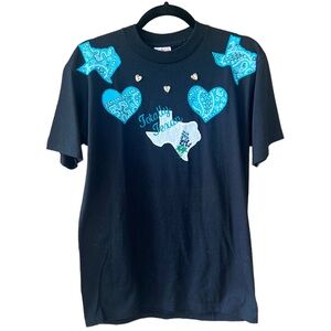 Sunbelt Vintage Single Stitch Sleeve Cotton Blend Custom Made Texas Teeshirt M